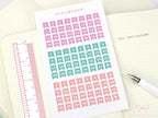 Mini Date Flags Planner and Journal Stickers: Journaling Hobonichi Travelers Notebook