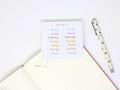Days of The Week Script Bujo Planner Stickers: 1in (25 mm) 1.5in (38 mm) 1.75in (45 mm) wide
