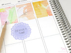 Round Bujo & Planner Deco Label Stickers: Doily Style