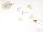 Round Bujo & Planner Deco Label Stickers: Doily Style