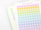 Mini Love Heart Dots Bujo Planner Stickers: 0.25” (6 mm)