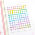 Mini Love Heart Dots Bujo Planner Stickers: 0.25” (6 mm)