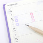 Mini Love Heart Dots Bujo Planner Stickers: 0.25” (6 mm)