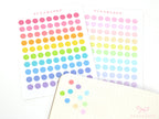 Mini Dot Bujo Planner Stickers: 0.25” (6 mm)