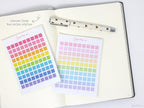 Mini Square Dot Stickes for Planners, Bujo & Journals: 0.25” (6 mm)