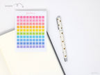 Mini Square Dot Stickes for Planners, Bujo & Journals: 0.25” (6 mm)