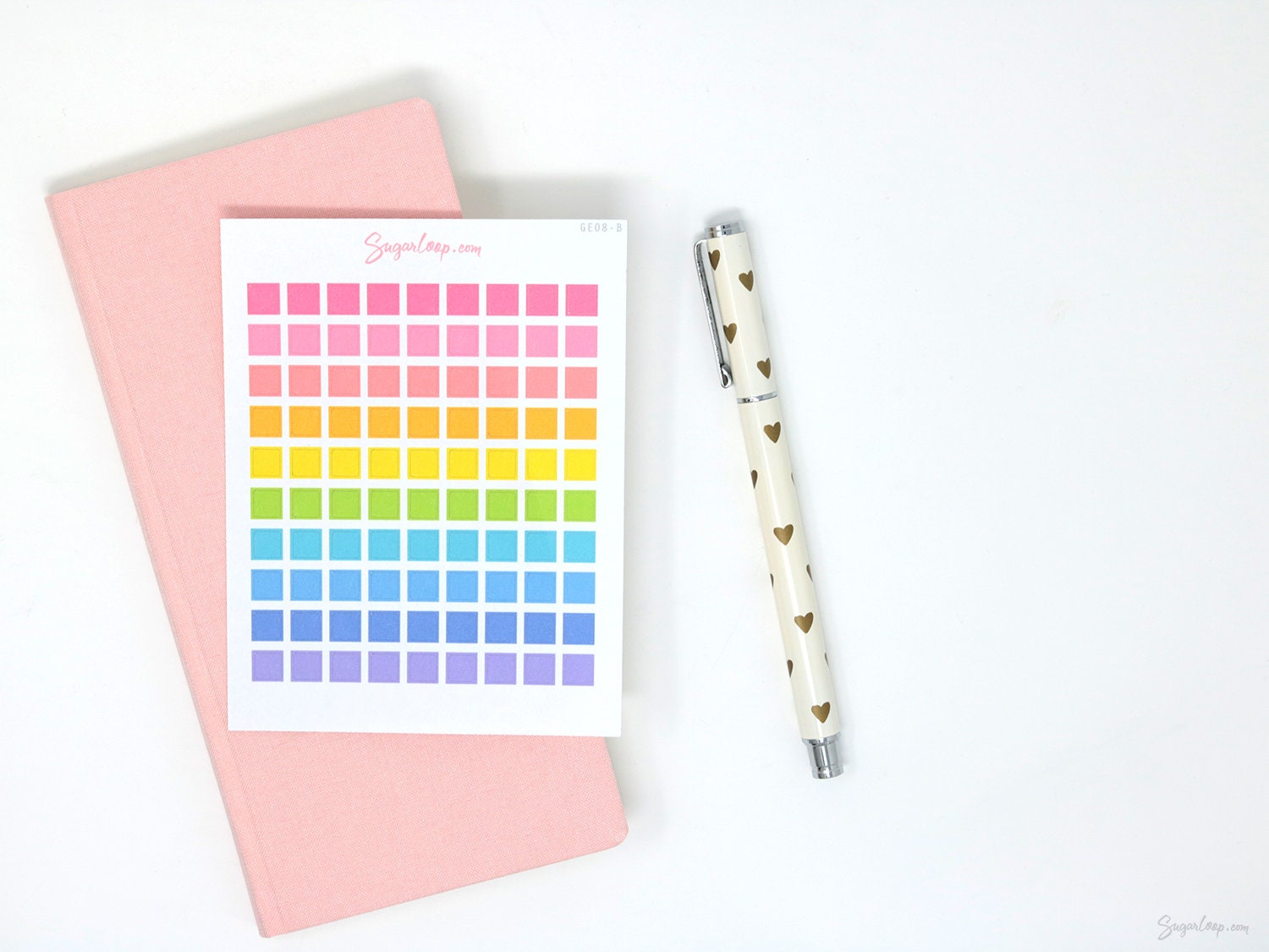 Mini Square Dot Stickes for Planners, Bujo & Journals: 0.25” (6 mm)
