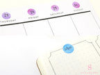 Dot Round Circle Bujo Planner Stickers: 0.5” (12 mm)