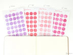 Dot Round Circle Bujo Planner Stickers: 0.5” (12 mm)
