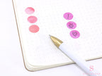 Dot Round Circle Bujo Planner Stickers: 0.5” (12 mm)