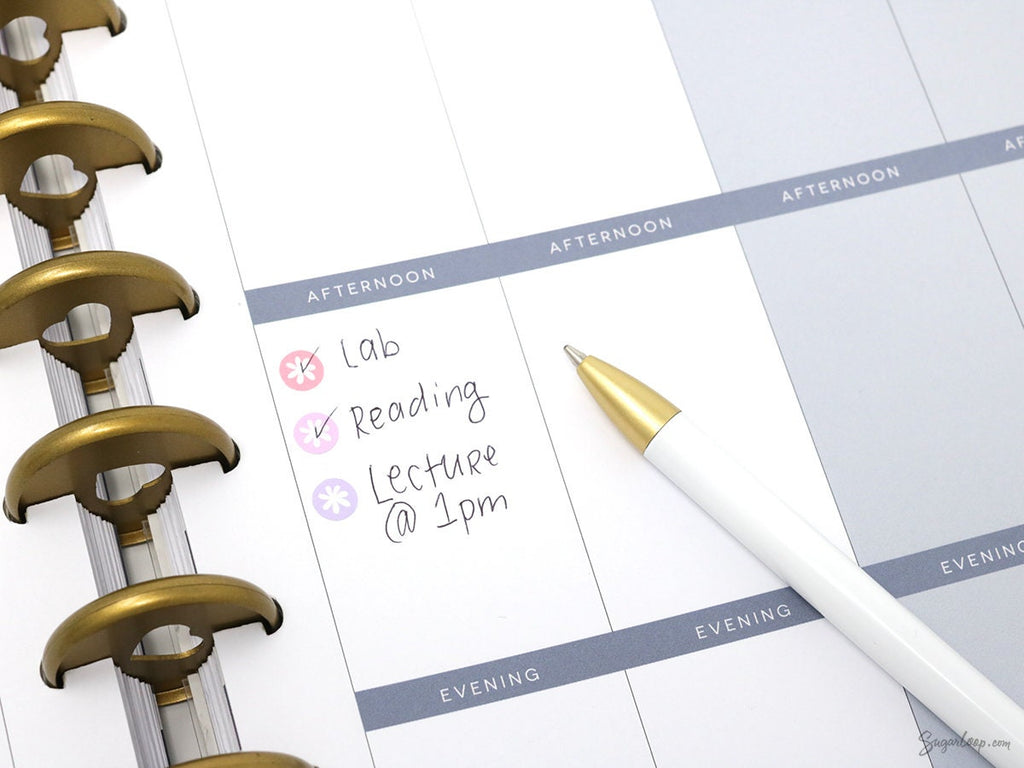 Mini Dots Round Asterisk Circle Bujo Planner Stickers: 0.25” (6 mm)