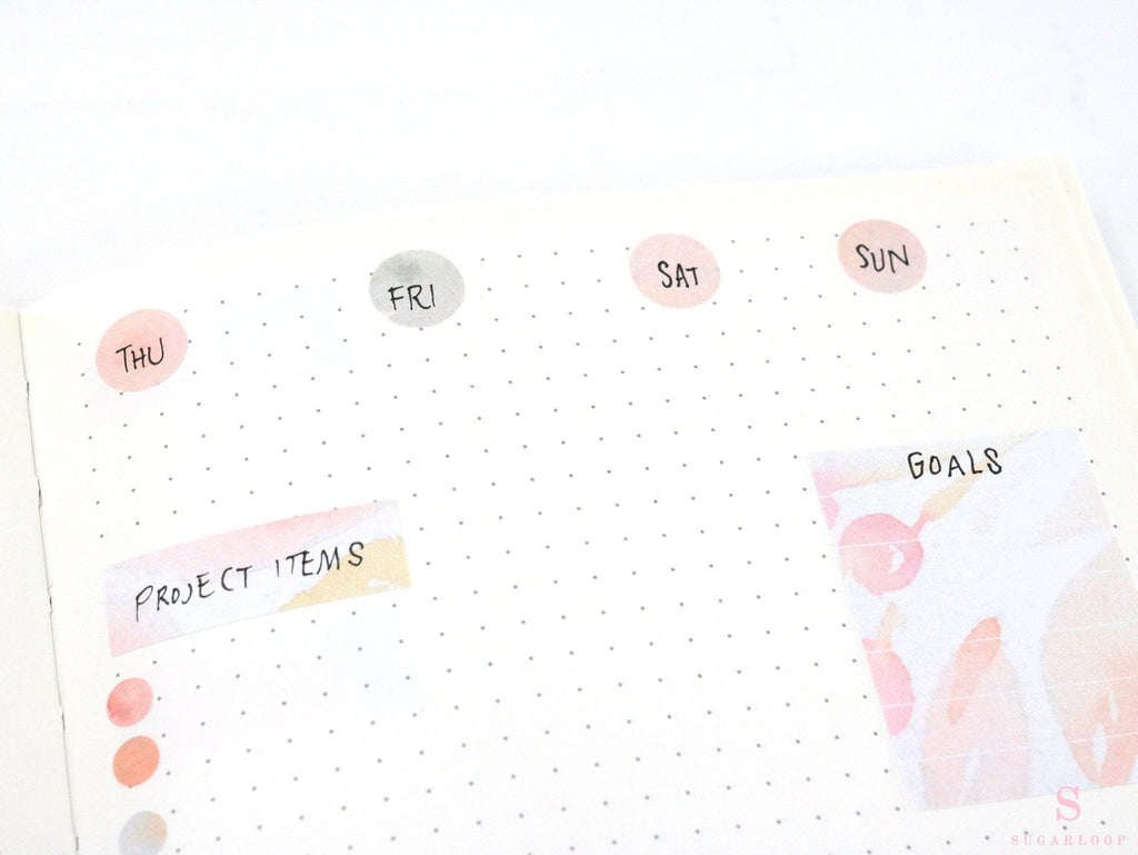 Dot Bujo Planner Stickers: 0.5 inch (12 mm)