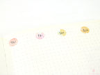 Dot Bujo Planner Stickers: 0.5 inch (12 mm)