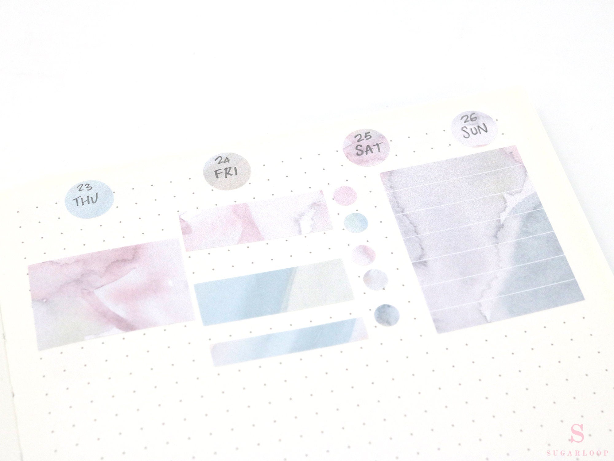 Dot Bujo Planner Stickers: 0.5 inch (12 mm)
