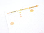 Dot Bujo Planner Stickers: 0.5 inch (12 mm)