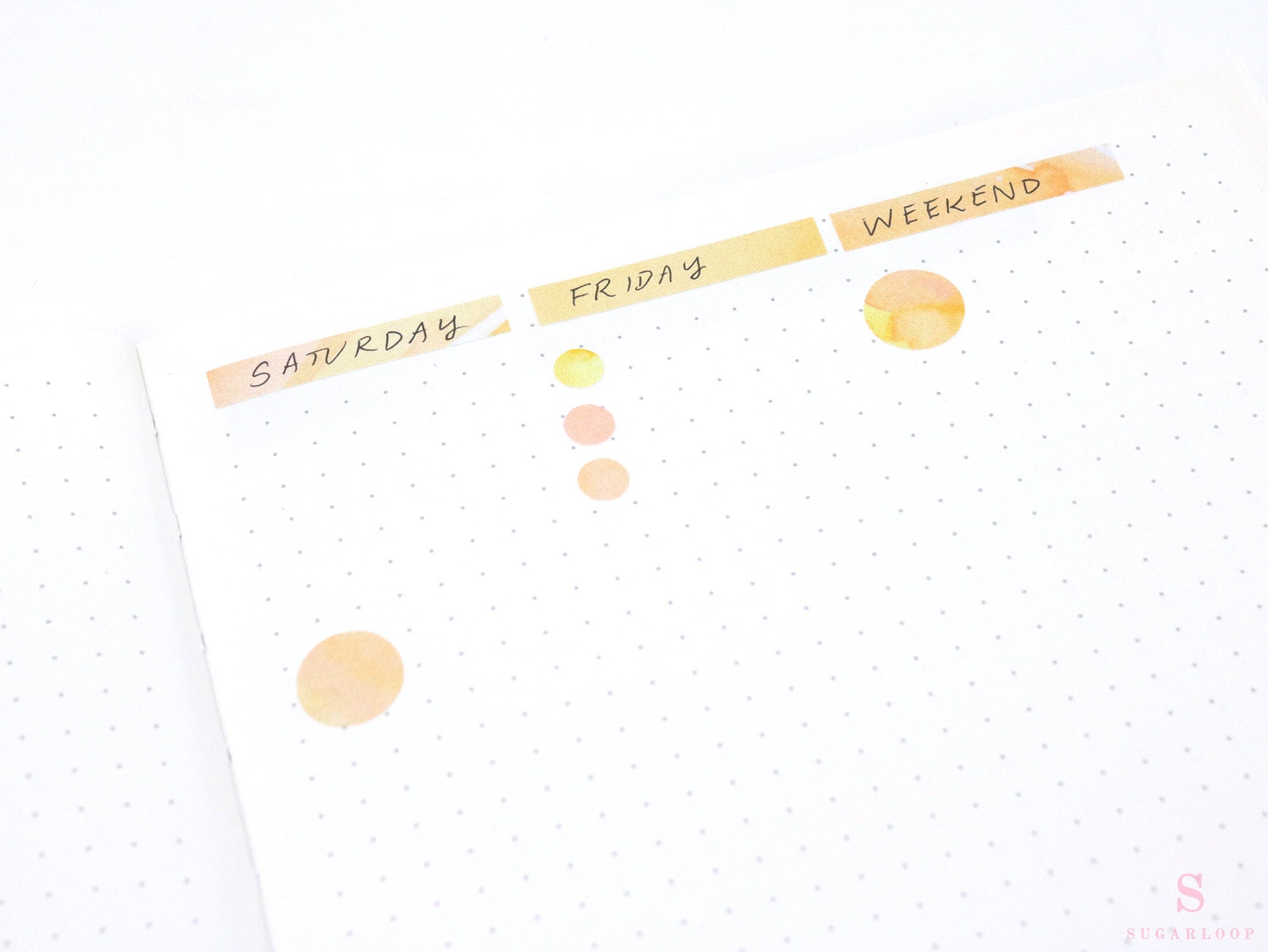 Dot Bujo Planner Stickers: 0.5 inch (12 mm)