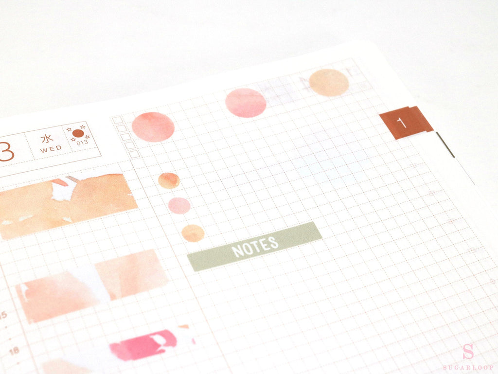 Quarter Inch Dot Bujo Planner Stickers: 0.25 inch (6 mm)