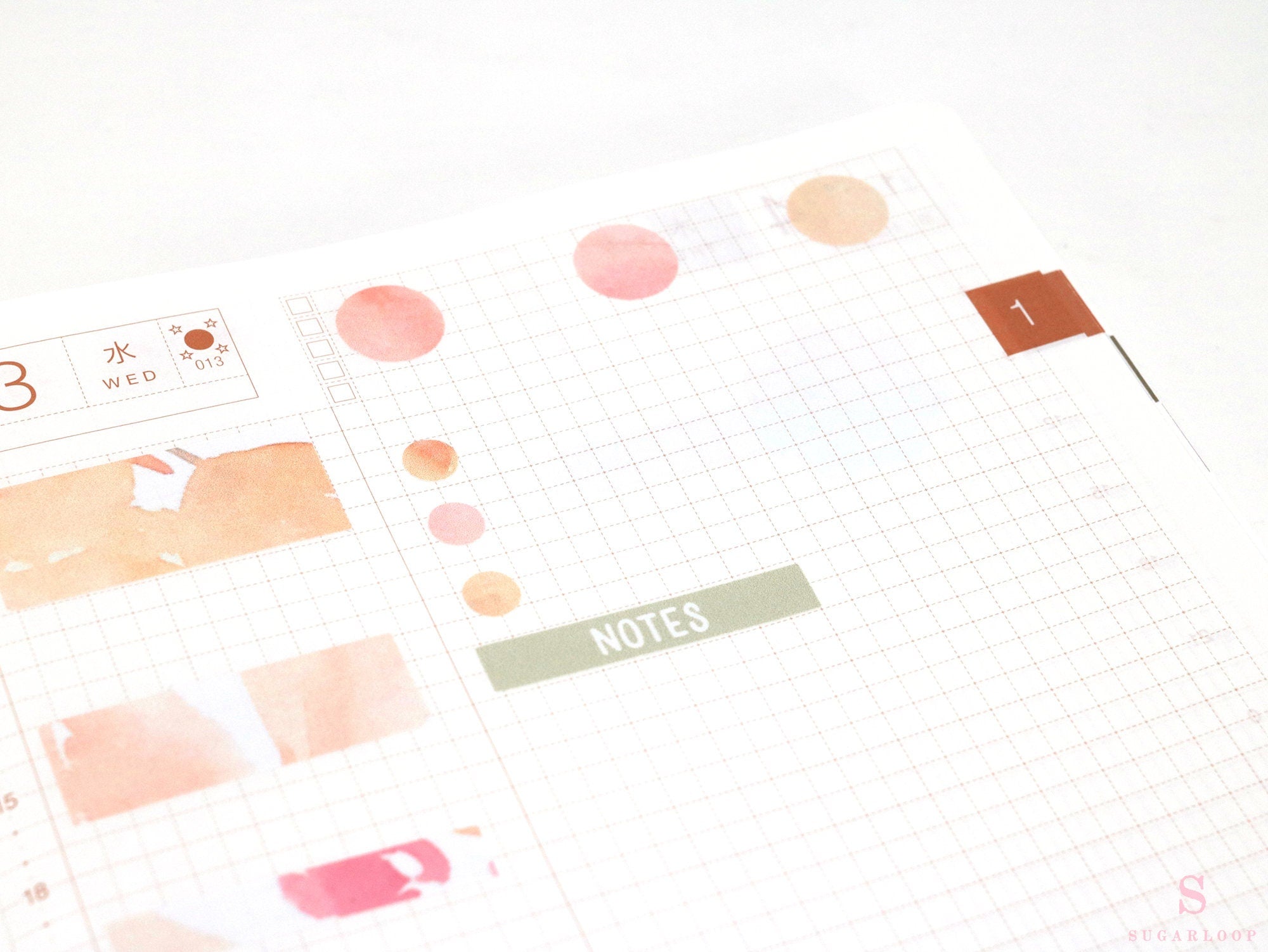 Quarter Inch Dot Bujo Planner Stickers: 0.25 inch (6 mm)