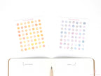 Quarter Inch Dot Bujo Planner Stickers: 0.25 inch (6 mm)