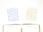 Quarter Inch Dot Bujo Planner Stickers: 0.25 inch (6 mm)