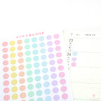 Mini Dot Round Circle Bujo Planner Stickers: 0.25” (6 mm)