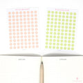 Mini Dot Round Circle Bujo Planner Stickers: 0.25” (6 mm)
