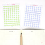 Mini Dot Round Circle Bujo Planner Stickers: 0.25” (6 mm)