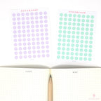 Mini Dot Round Circle Bujo Planner Stickers: 0.25” (6 mm)