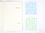 Mini Dot Hexagon Circle Square Planner & Journal Stickers: Quarter Inch 0.25” (6 mm)