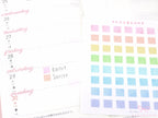 Pastel Quarter Inch Dot Planner & Journal Stickers: 0.25 inch (6 mm)