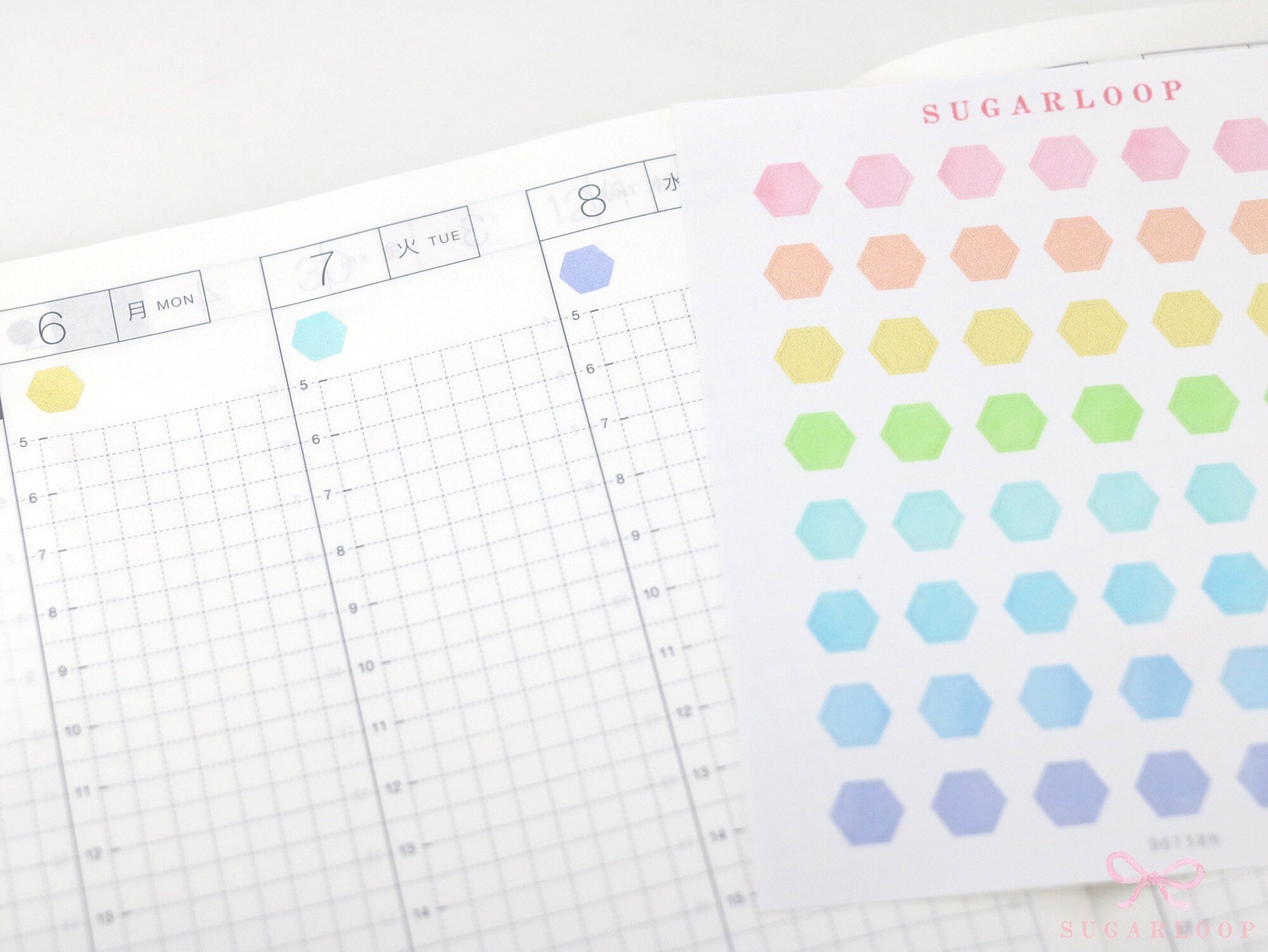 Pastel Quarter Inch Dot Planner & Journal Stickers: 0.25 inch (6 mm)