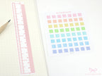Pastel Quarter Inch Dot Planner & Journal Stickers: 0.25 inch (6 mm)