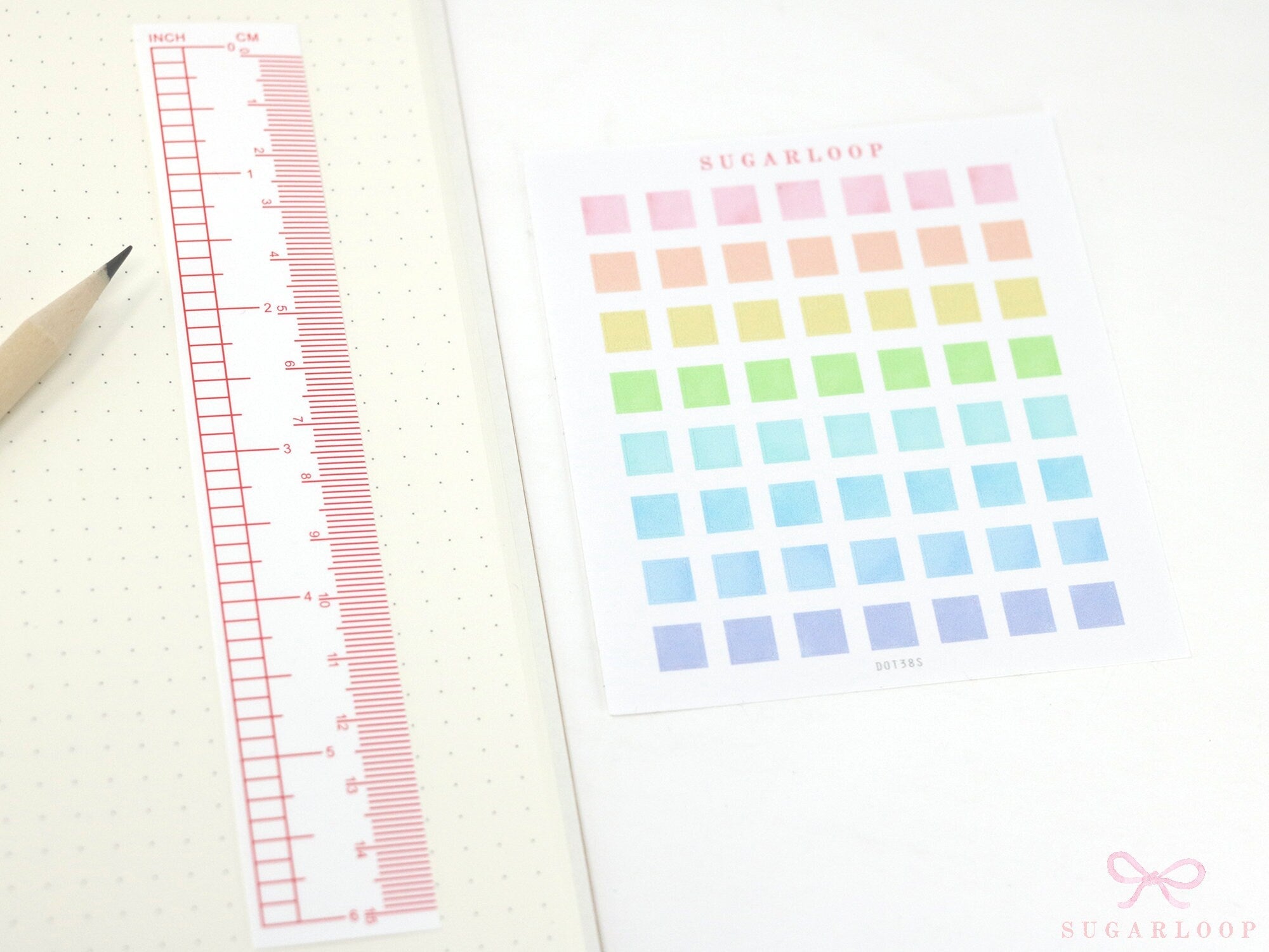 Pastel Quarter Inch Dot Planner & Journal Stickers: 0.25 inch (6 mm)