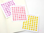Mini Dot Planner Stickers – 0.25 in (6 mm) Color Coding Dots