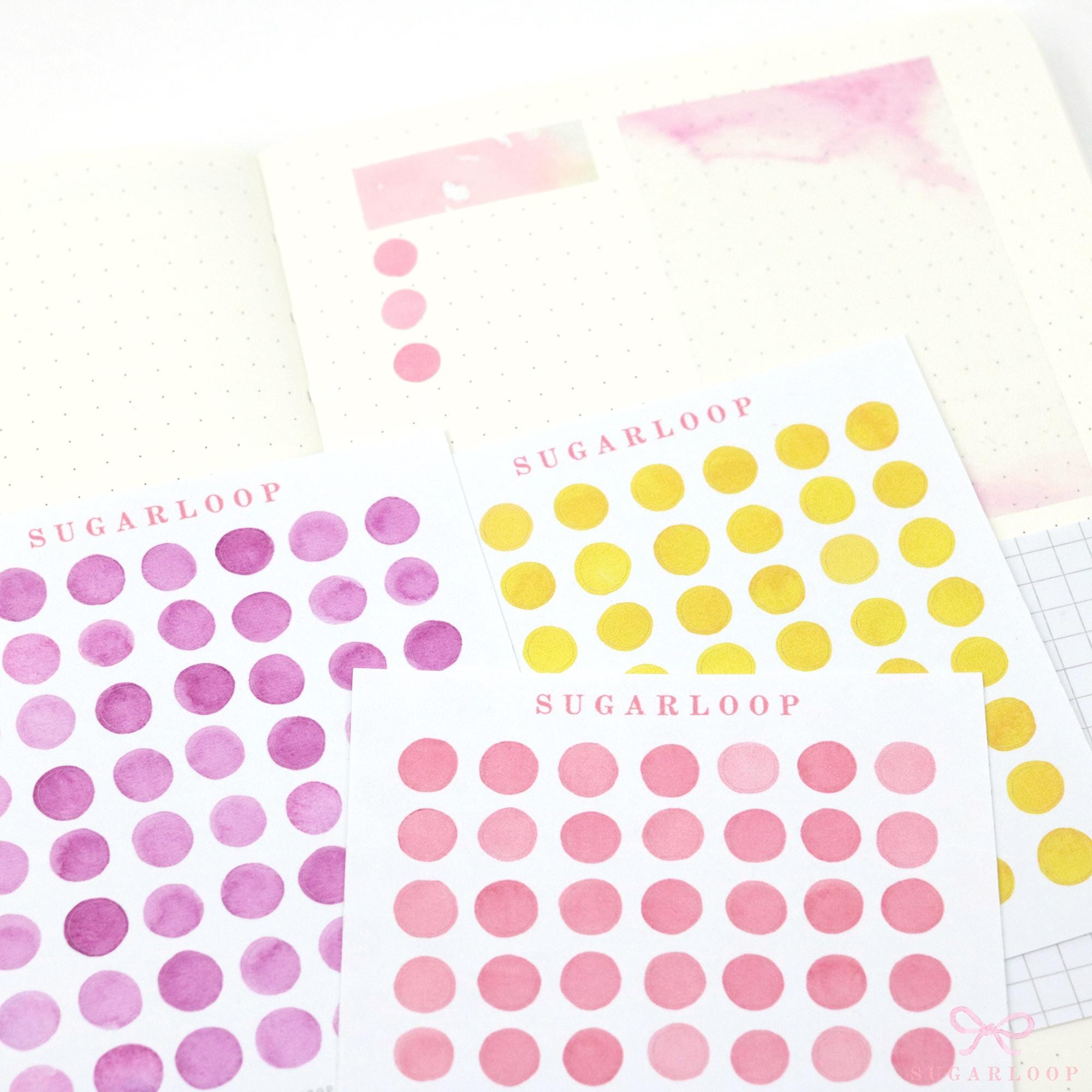 Mini Dot Planner Stickers – 0.25 in (6 mm) Color Coding Dots