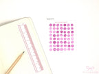 Mini Dot Planner Stickers – 0.25 in (6 mm) Color Coding Dots