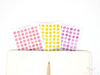 Mini Dot Planner Stickers – 0.25 in (6 mm) Color Coding Dots