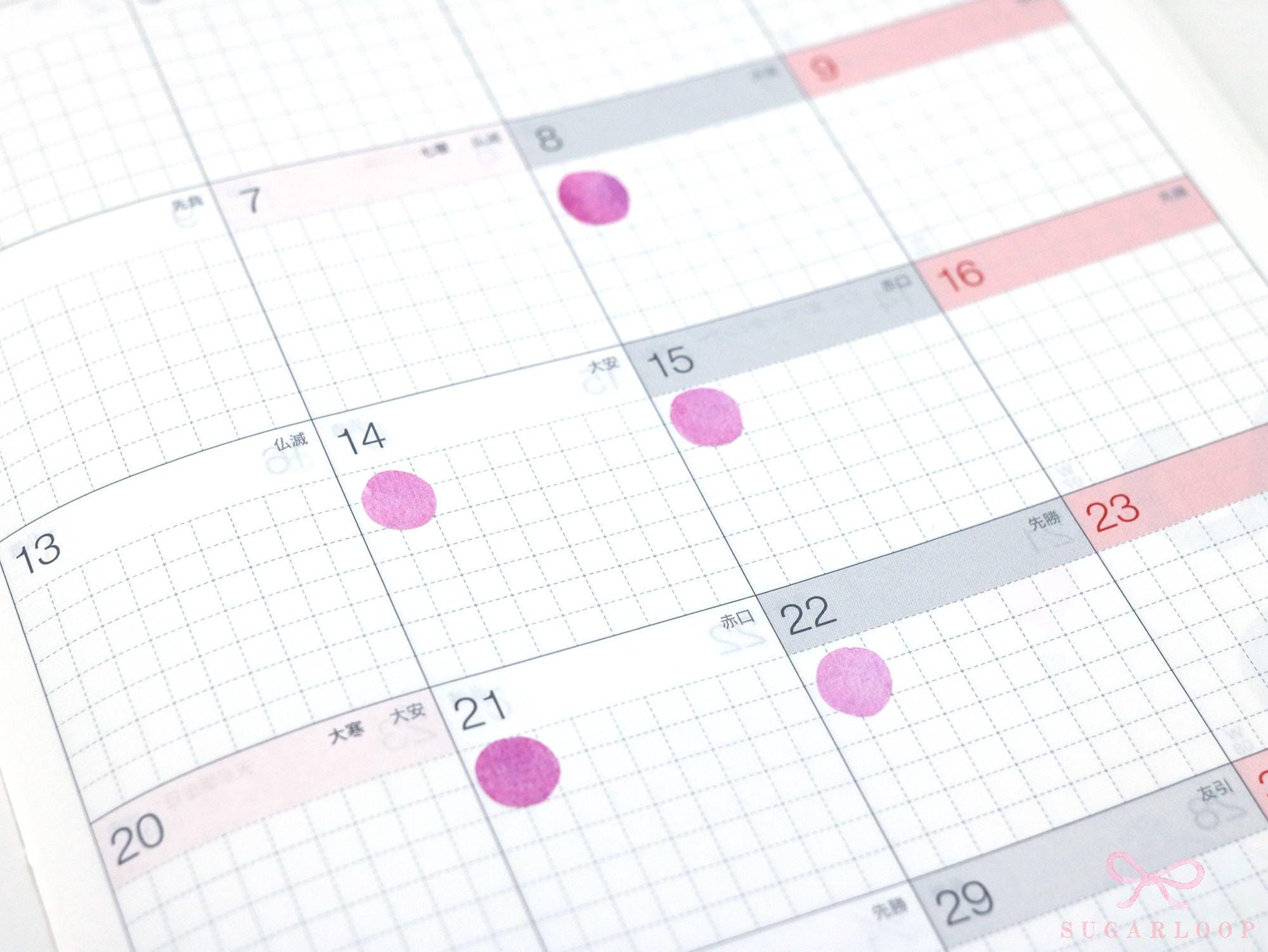 Mini Dot Planner Stickers – 0.25 in (6 mm) Color Coding Dots