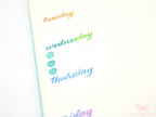 Mini Tiny Watercolor Dots Round Circle Bujo Planner Stickers: 0.25”(6 mm)