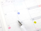 Mini Tiny Watercolor Dots Round Circle Bujo Planner Stickers: 0.25”(6 mm)