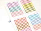 Solid Dots Planner and Journal Sticker Sheet: Hobo  Bullet Points  Color Code