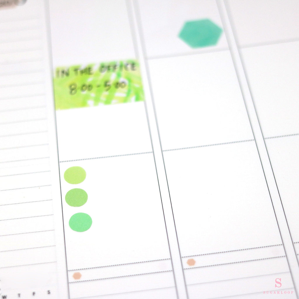 Small Dot Pastel Round Circle Bujo Planner Stickers: 0.3” (9 mm)
