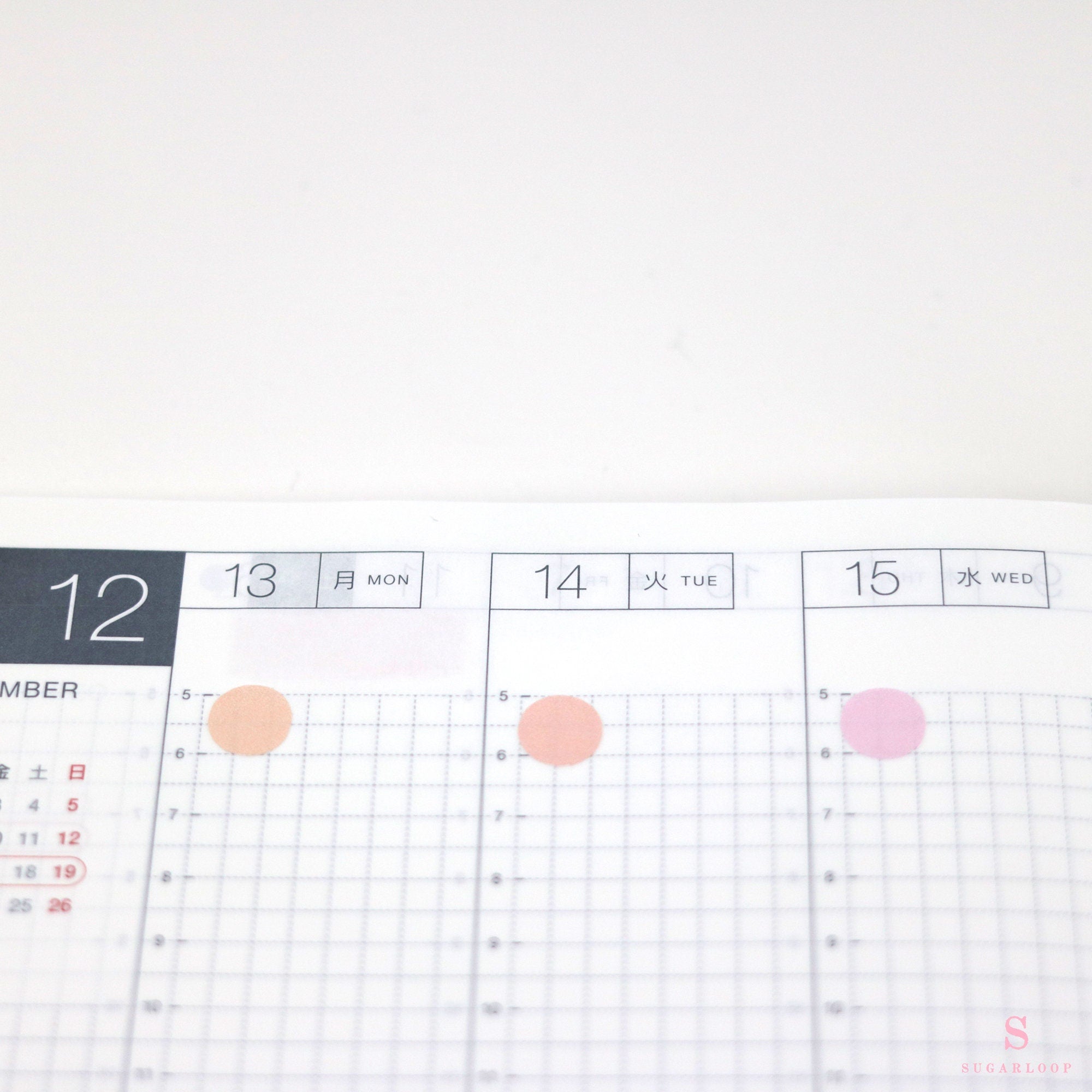 Small Dot Pastel Round Circle Bujo Planner Stickers: 0.3” (9 mm)