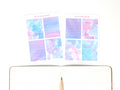 Color Palette Deco Stickers for Journals & Planners: Misty