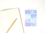 Color Palette Deco Stickers for Journals & Planners: Misty