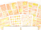 Color Palette Deco Stickers for Journals & Planners: Marigold