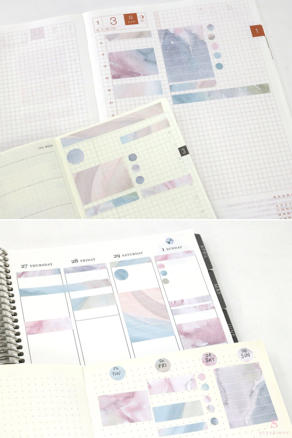 Color Palette Deco Stickers for Journals & Planners: Mesa