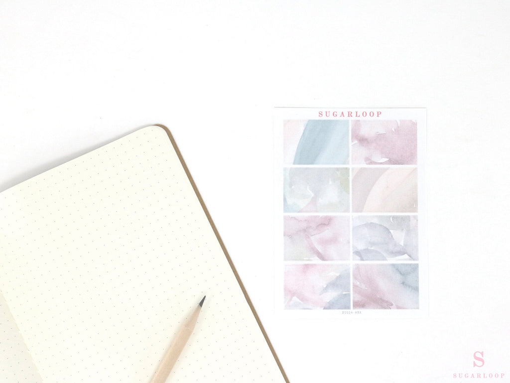 Color Palette Deco Stickers for Journals & Planners: Mesa