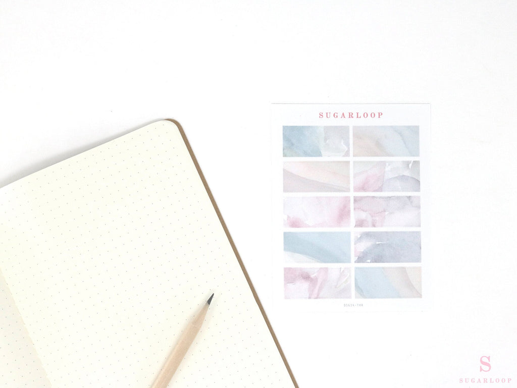 Color Palette Deco Stickers for Journals & Planners: Mesa