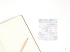 Color Palette Deco Stickers for Journals & Planners: Mesa